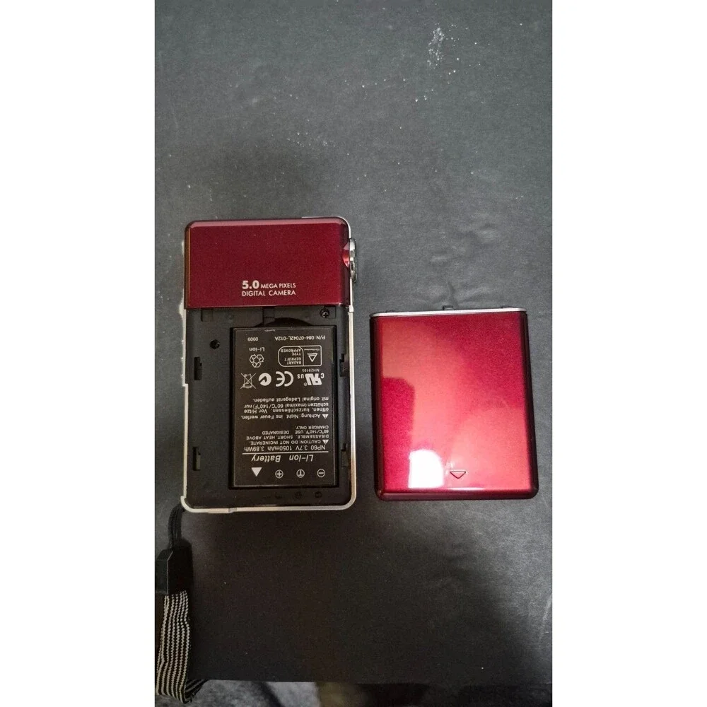 HP V5040u 1080p HD Digital Camcorder 5MP Burgundy – Gently Used Condition